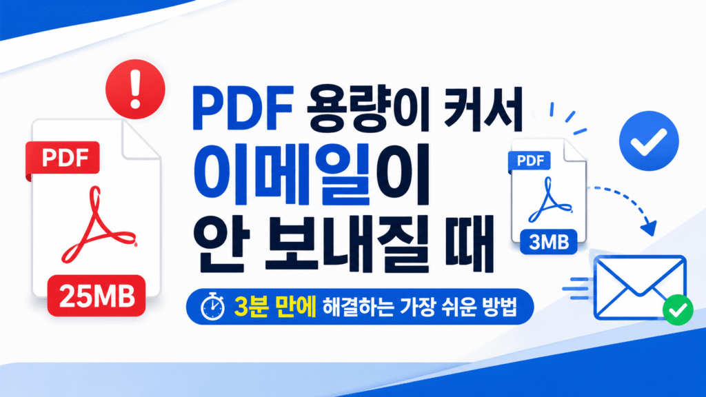 PDF용량줄이기